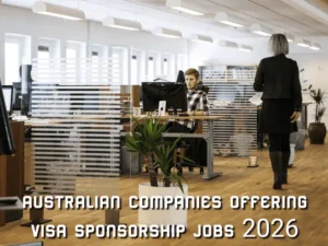 Australian companies offering visa sponsorship jobs 2026