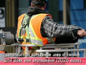 Construction Supervisor Jobs in Canada with Visa Sponsorship (2026 Guide)